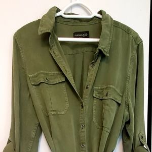 Xl Army green dress Parasuco